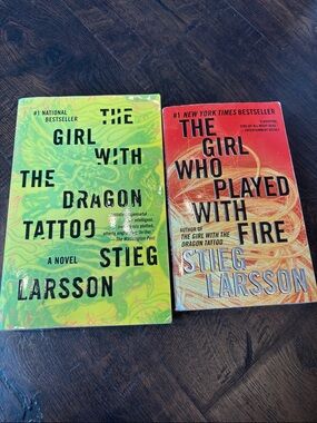 Books 1 & 2 of The Girl With The Dragon Tattoo Series